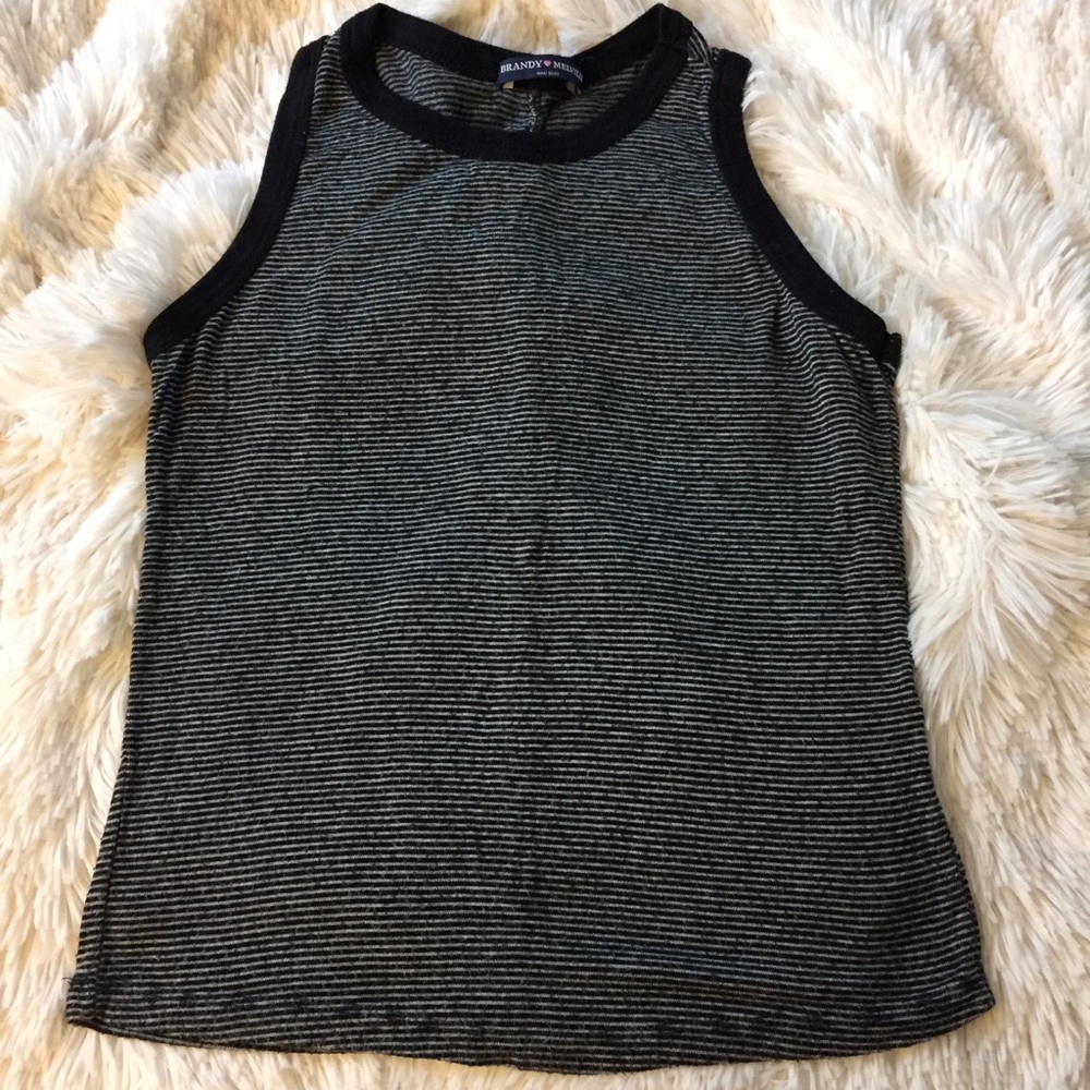 Striped brandy tank top